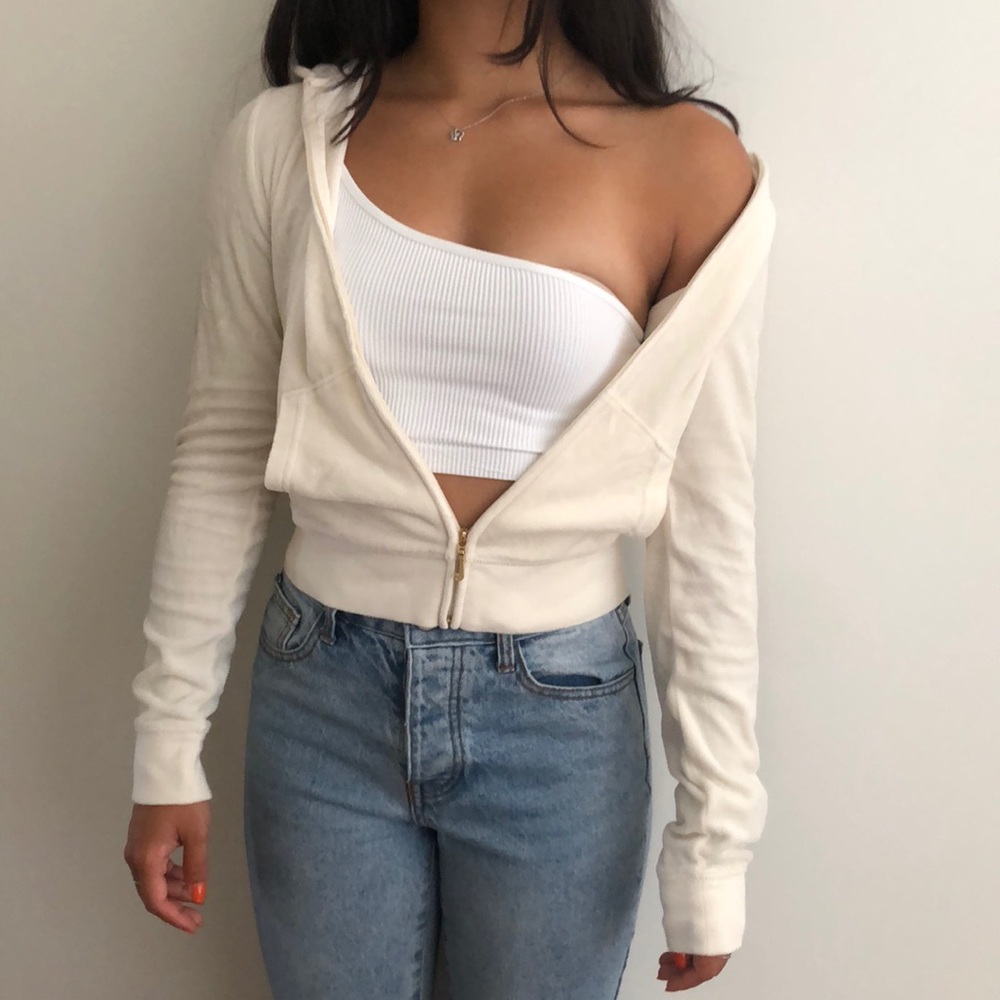 Vintage Juicy Couture Zip-Up Hooded Jacket Y2K